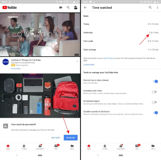 YouTube Will Now Tell You The Time You Spend Watching Videos