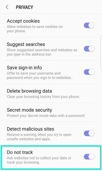 Samsung Internet Browser Beta Gets Native ‘Do Not Track’, Faster Downloads and More