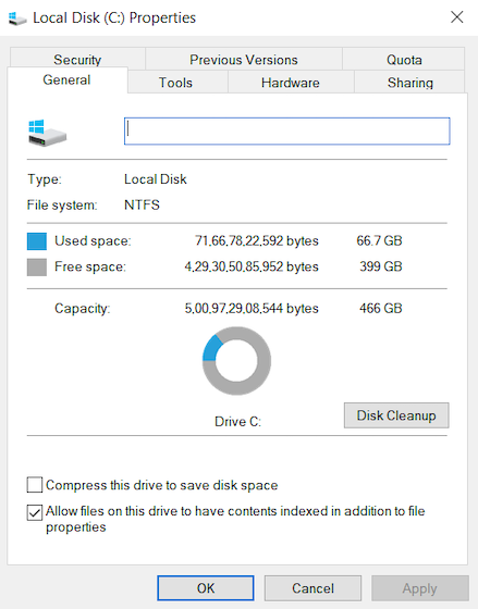 1.Disk Cleanup