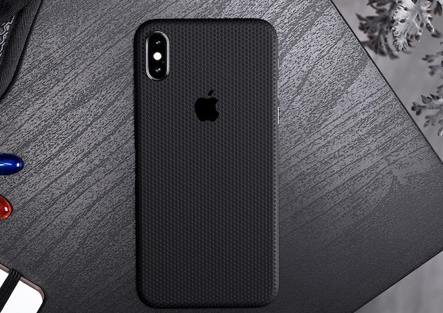 2. Dbrand Black Matrix Skin for iPhone XS