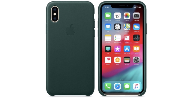 2. iPhone XS Leather Case from Apple