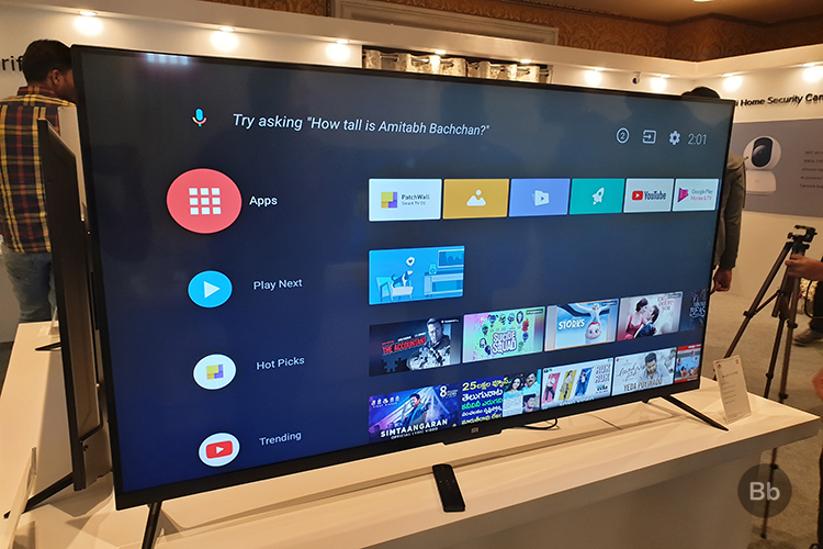 Mi TV Android TV stock experience