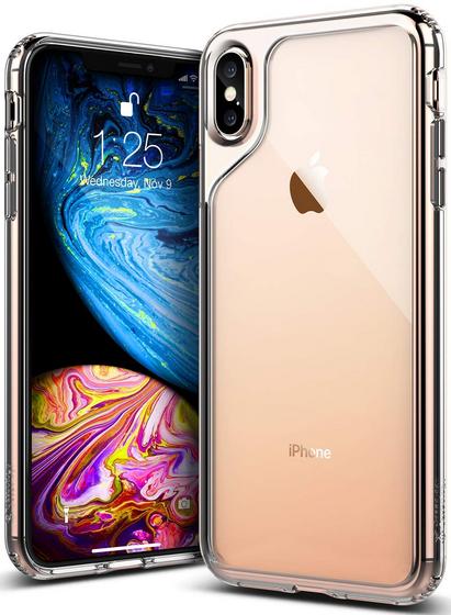 Petocase Compatible iPhone Xs Max Clear Case,Crystal Transparent Shock  Absorption Technology Bumper Slim Grip Soft