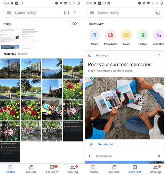Google Photos v4.0 Brings Material Theme Redesign, Gesture Navigation and More