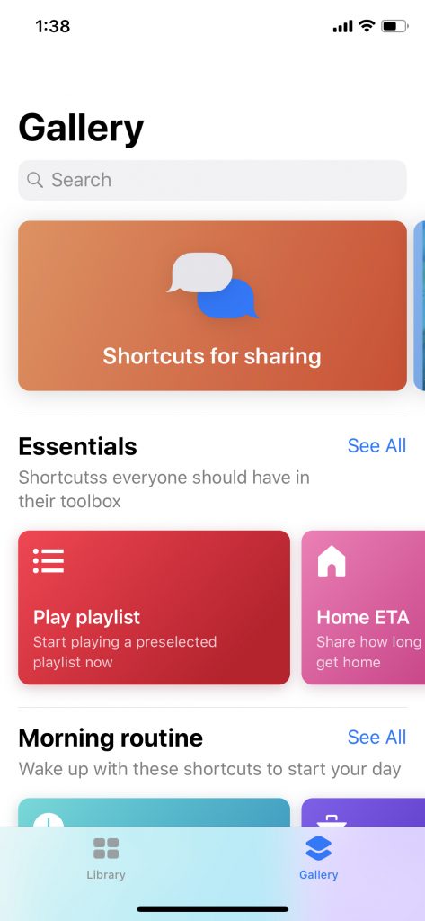 Siri Shortcuts