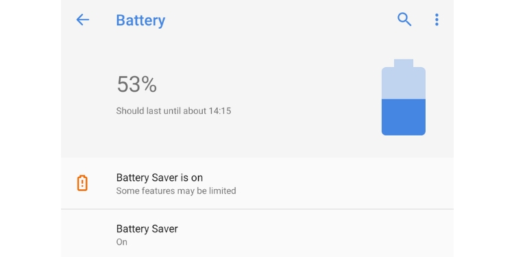 android pie battery saver