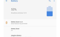 Android Pie battery saver