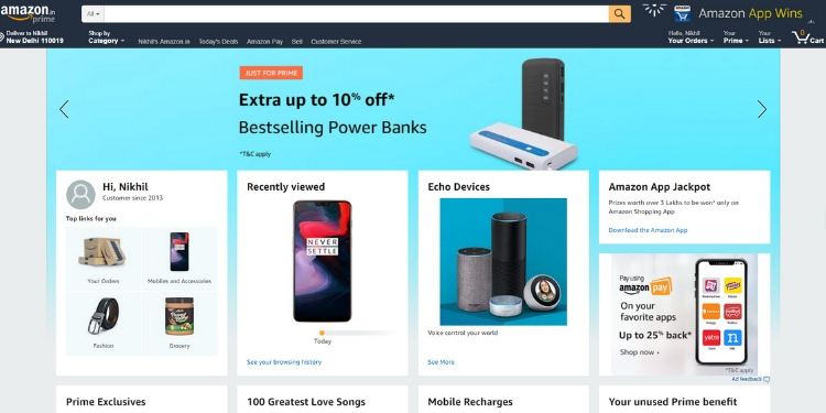 Amazon India Redesign Brings a Refined Card-Based UI, Removes Clutter