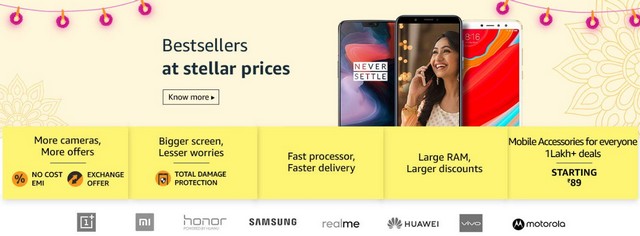 Amazon Announces ‘Great Indian Festival’ Sale from October 10-15