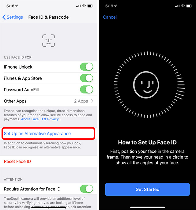 How to Add Another Face for Face ID in iOS 12