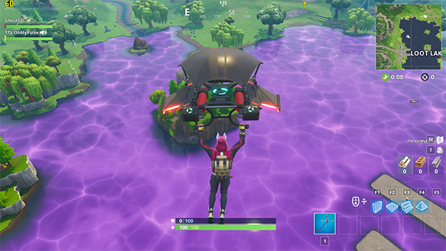 Fortnite’s Cube Has Turned Loot Lake Into a Giant Trampoline
