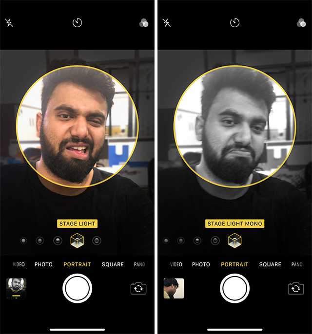 iPhone XS Brings Live Previews for Portrait Lighting Effects in the Camera App