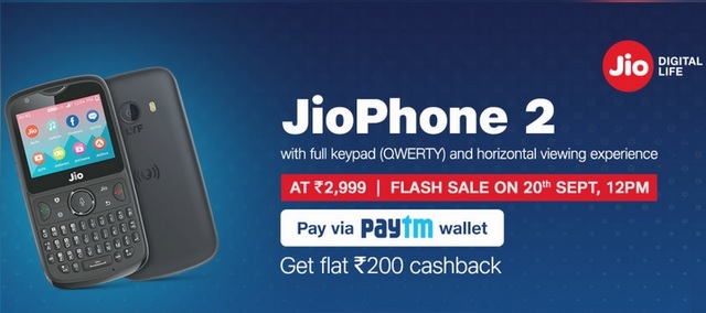 YouTube Arrives on JioPhone; Paytm Offers Rs 200 Cashback on JioPhone 2