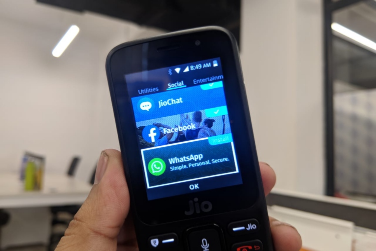 WhatsApp on JioPhone