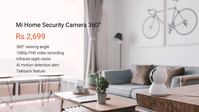 Xiaomi’s Rs 2,699 Mi Home Security Camera 360 Can Also See In The Dark