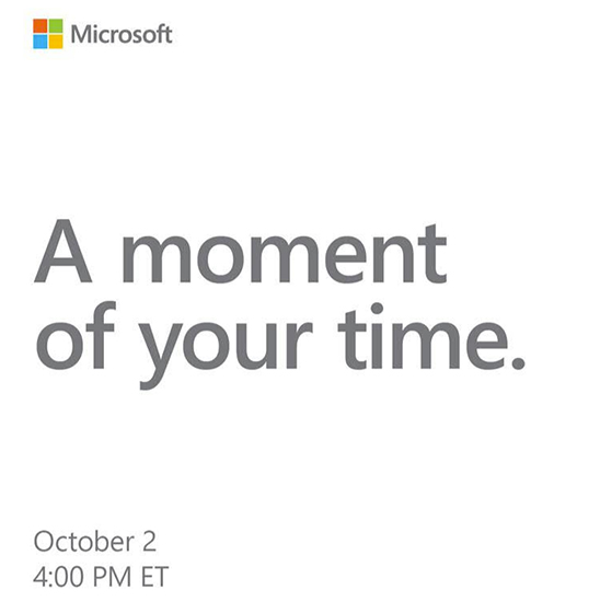 Microsoft Will Hold an Event on Oct 2, Refreshed Surface Laptops Expected