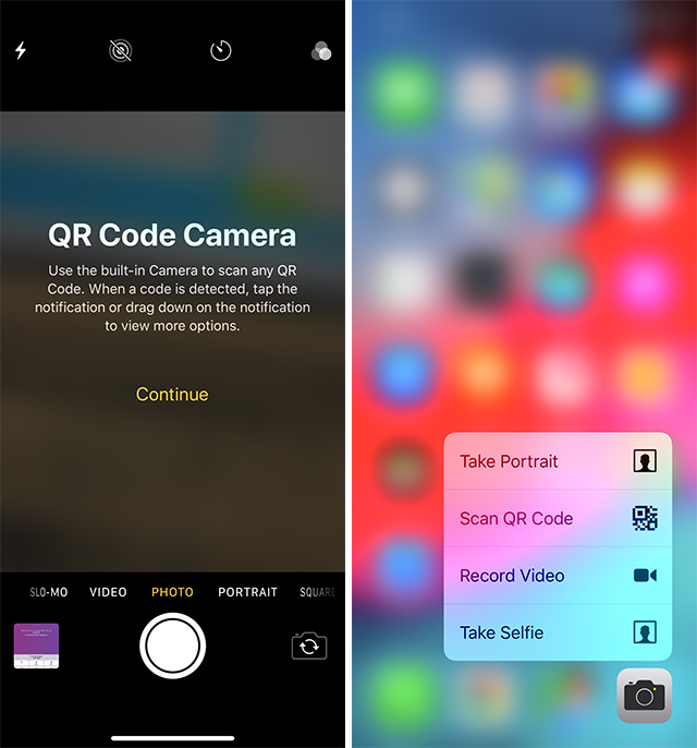 You Can Scan QR Codes Directly from the Control Center in iOS 12