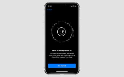 set up second face face id ios 12