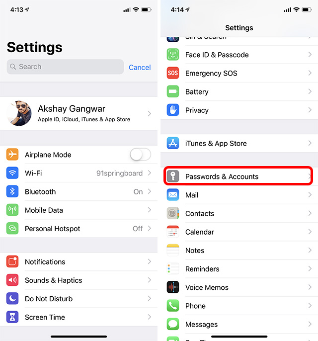 How to AirDrop Passwords in iOS 12