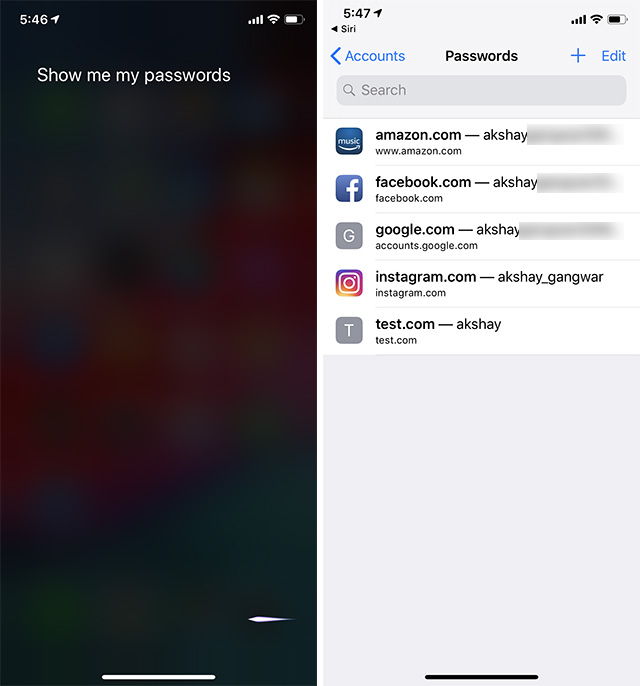 iOS 12 Lets You Ask Siri to Show You Your Passwords