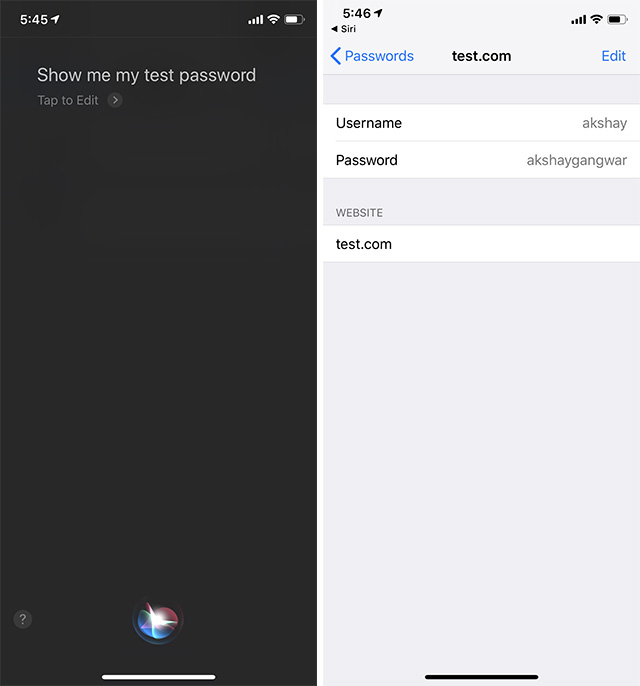 iOS 12 Lets You Ask Siri to Show You Your Passwords