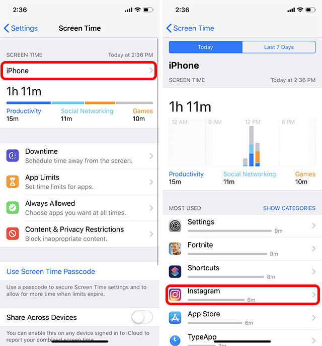 How to Set Screen Time Limits on Individual Apps in iOS 12