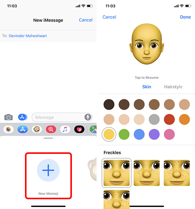 How to Create Your Own Memoji in iOS 12