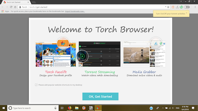 is torch browser safe 2017