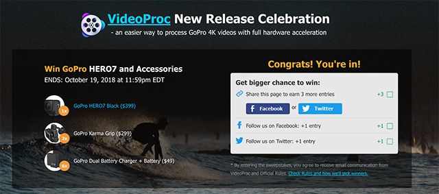 VideoProc: GoPro/DJI Video Processing Made Easy
