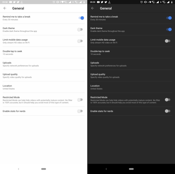 YouTube Finally Rolling Out Dark Theme To All Android Devices