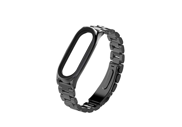 2. Taslar Stainless Steel Strap for Xiaomi Mi Band 3