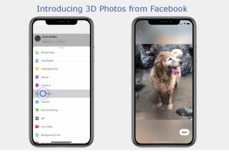 Facebook Memperkenalkan Foto 3D di Kabar Beranda, VR