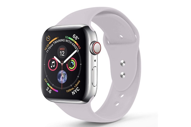 6. RUOQINI Silicone Band for Apple Watch Series 4