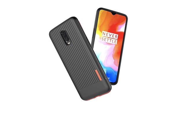8. OnePlus 6T Carbon Textured Armor Cover Case