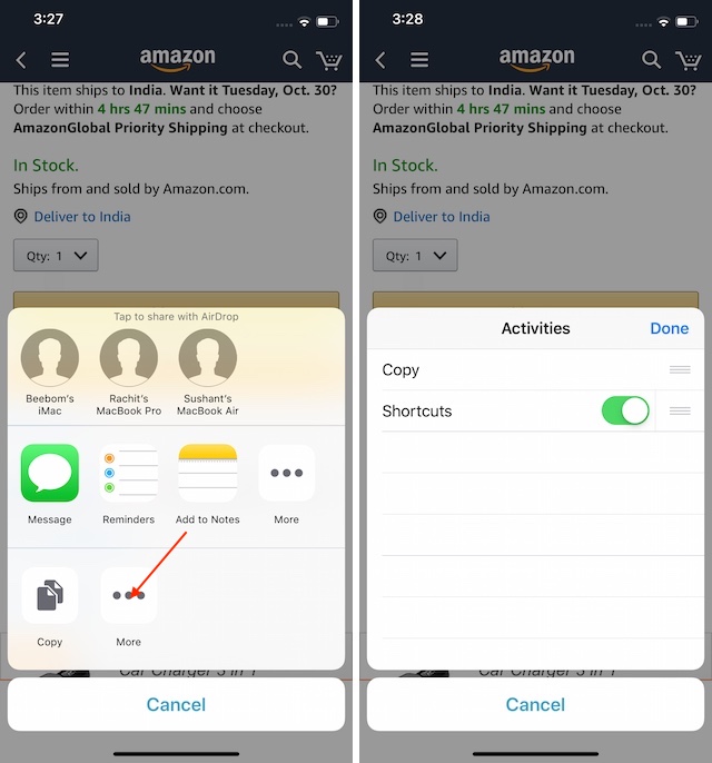 How to Save Money on Amazon Using Shortcuts in iOS 12