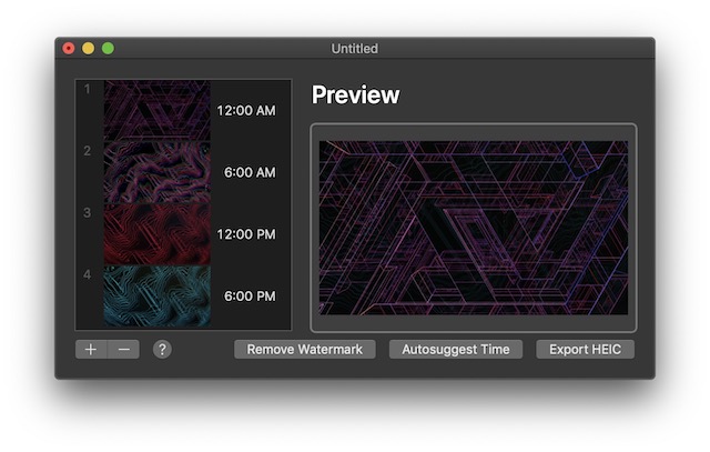 การสร้างวอลเปเปอร์แบบไดนามิกของคุณเองใน macOS Mojave00002