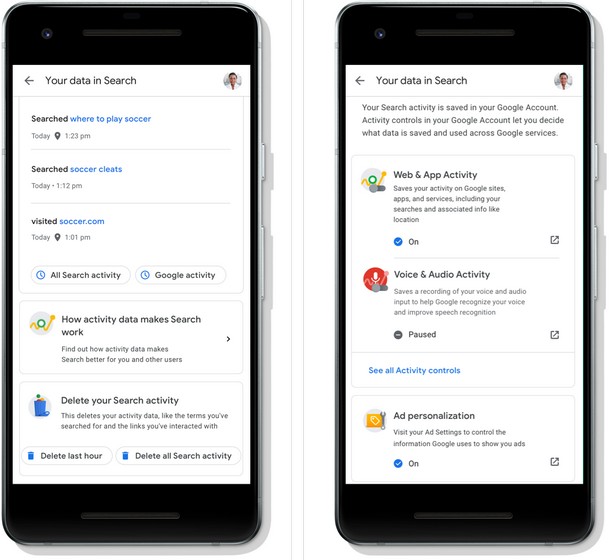 Google is Making it Easier to Review and Delete Your Search History