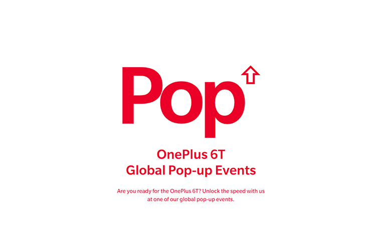 OnePlus 6t pop up experience zones