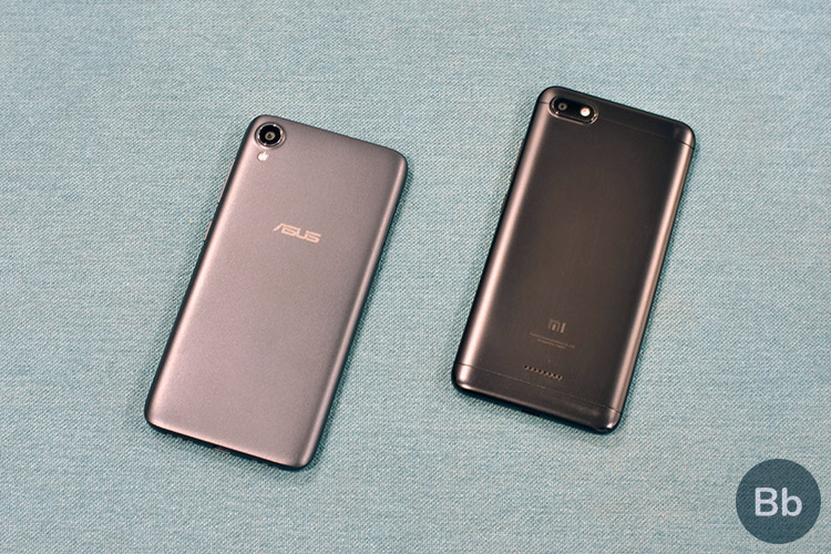 zenfone lite vs redmi 6a rear