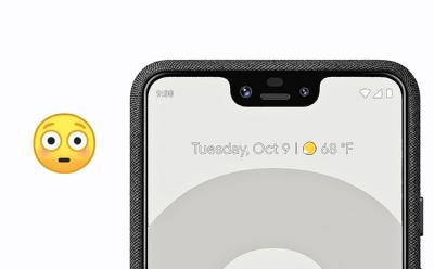 pixel 3 notch emoji