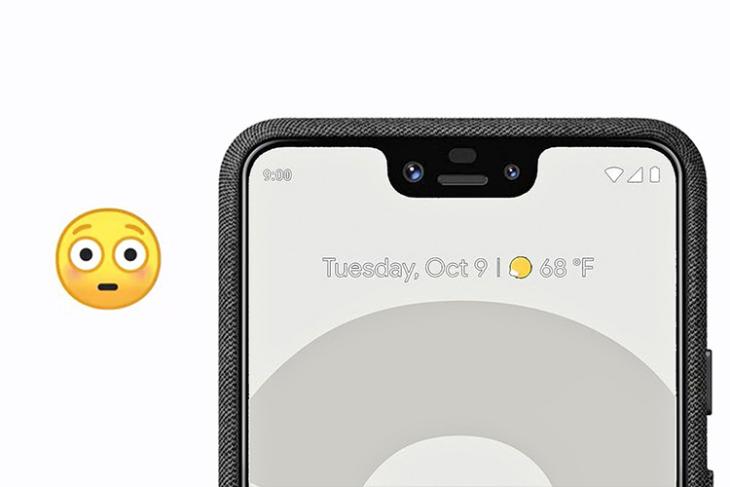 pixel 3 notch emoji