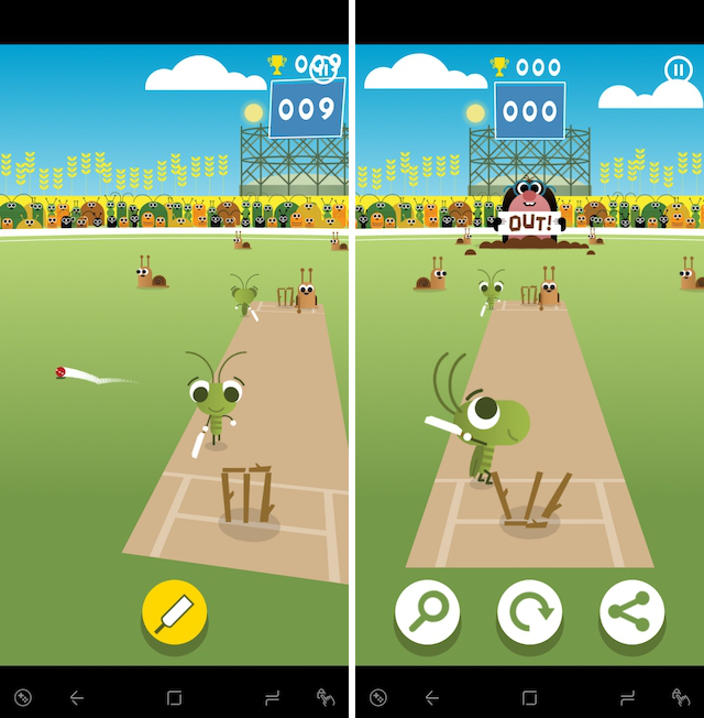 10. Doodle Cricket