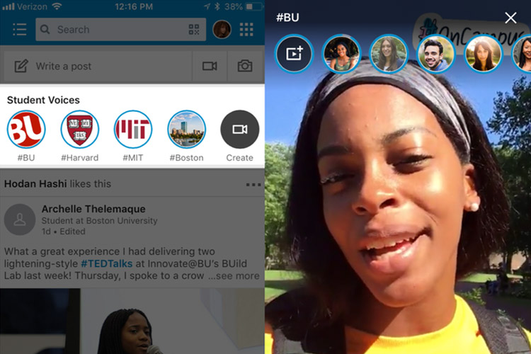 LinkedIn Launches Snapchat Stories-like ‘Student Voices’ Video Snippets