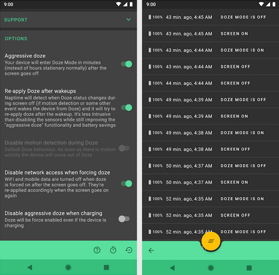 Naptime - App Killer für Android