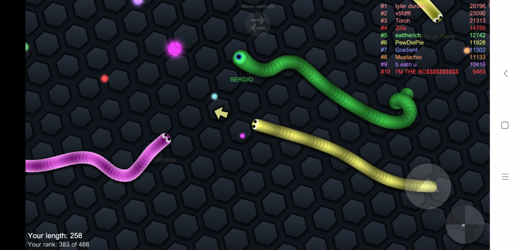 Space Slither Worm::Appstore for Android