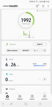 samsung health trackers