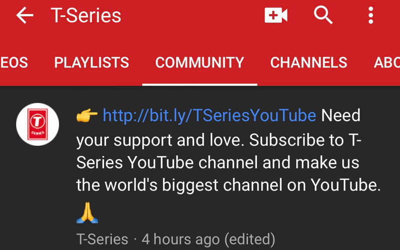 PewDiePie Fans Are Taking YouTube Rivalry With T-Series to The Real World