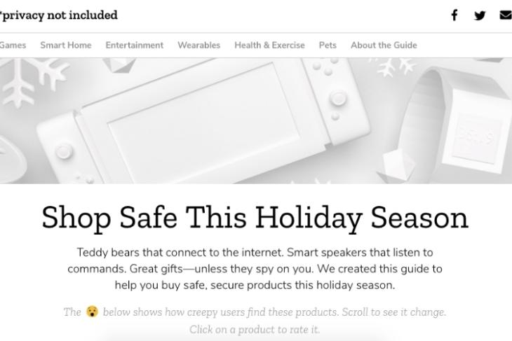 mozilla privacy not included