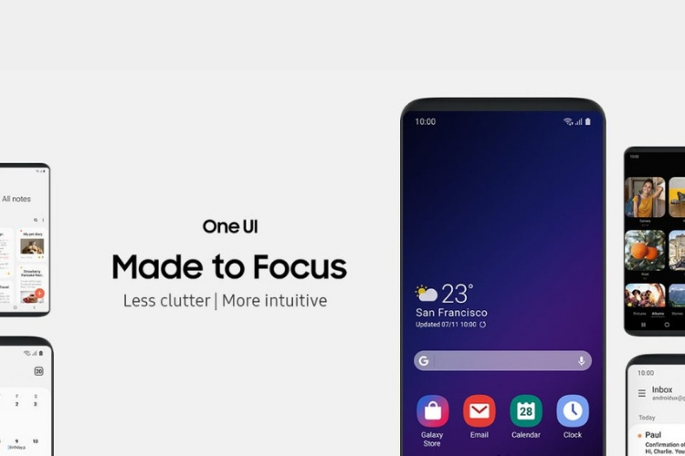 Samsung one UI software focus over hardware