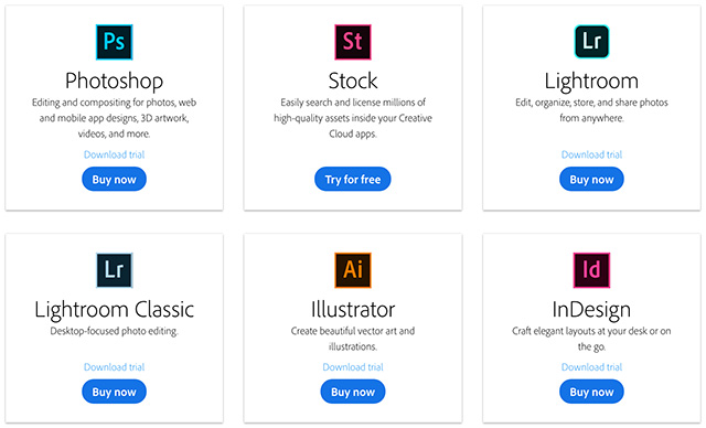 adobe creative cloud all apps